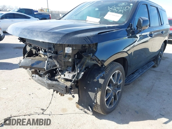 2024 Chevrolet Tahoe RST with VIN 1GNSCRKD7RR224919, listed as a IAAI auction lot 41588409 with 17,247 mi miles and . Bid and sale history available at DreamBid. Image 6.