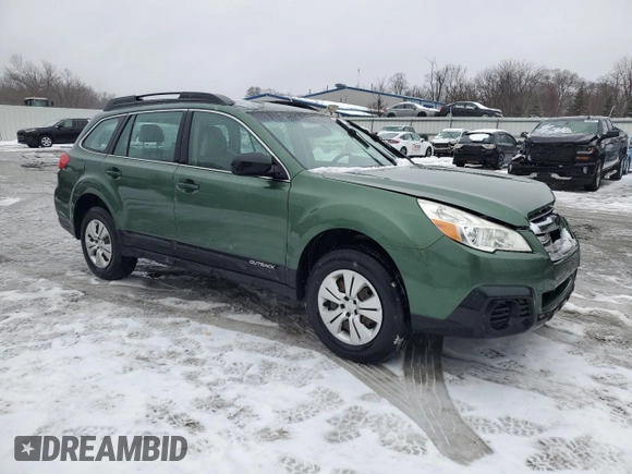 2013 Subaru Outback 2.5i with VIN 4S4BRBAC9D1213785, listed as a Copart auction lot 45170145 with 158,517 mi miles and Salvage title. Bid and sale history available at DreamBid. Image 4.