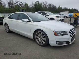 2013 Audi A8 3.0L z VIN WAURGAFD5DN018082, wystawiony jako Copart lot #60092825 z przebiegiem 69 345 mil mil oraz Szkoda całkowita • Salvage title. Historia ofert i sprzedaży dostępna na DreamBid. Obrazek 4.