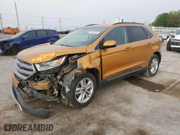 2016 Ford Edge SEL z VIN 2FMPK3J91GBB89849, wystawiony jako Copart lot #53620225 z przebiegiem 104 135 mil mil oraz Szkoda całkowita • Salvage title. Historia ofert i sprzedaży dostępna na DreamBid. Obrazek 1.