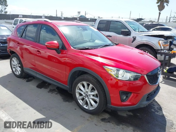 2015 Mazda CX-5 Grand Touring with VIN JM3KE2DY7F0537017, listed as a IAAI auction lot 41953011 with 78,098 mi miles. Bid and sale history available at carsss.com. Image 1.