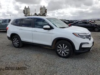 2021 Honda Pilot EX-L z VIN 5FNYF5H51MB035569, wystawiony jako Copart lot #51542935 z przebiegiem 33 281 mil mil oraz Szkoda całkowita • Salvage title. Historia ofert i sprzedaży dostępna na DreamBid. Obrazek 4.