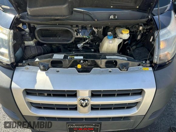 2014 Ram ProMaster Cargo with VIN 3C6TRVAGXEE124326, listed as a Copart auction lot 55213065 with 48,334 mi miles and Clean Title. Bid and sale history available at carsss.com. Image 5.