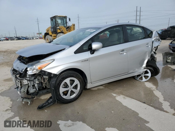 2013 Toyota Prius One with VIN JTDKN3DU3D5561150, listed as a Copart auction lot 47964065 with 0 mi miles and Salvage Title. Bid and sale history available at carsss.com. Image 1.