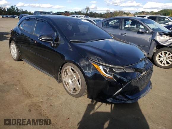 2022 Toyota Corolla Hatchback SE with VIN JTND4MBEXN3180370, listed as a Copart auction lot 74436644 with 57,563 mi miles and Salvage Title. Bid and sale history available at carsss.com. Image 10.