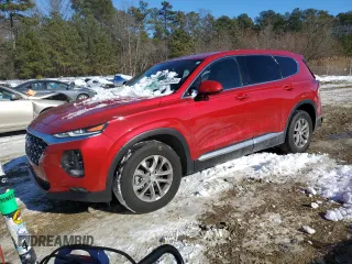 2020 Hyundai Santa Fe SEL with VIN 5NMS3CAD9LH279665, listed as a Copart auction lot 41448755 with 24,779 mi miles and Salvage Title. Bid and sale history available at carsss.com. Image 1.