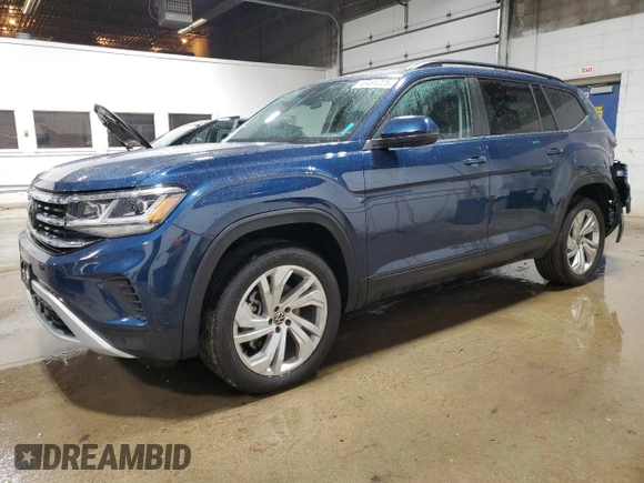 2023 Volkswagen Atlas 3.6L V6 SE w/Technology with VIN 1V2KR2CA5PC511774, listed as a Copart auction lot 46451225 with 38,140 mi miles and Salvage Title. Bid and sale history available at carsss.com. Image 1.