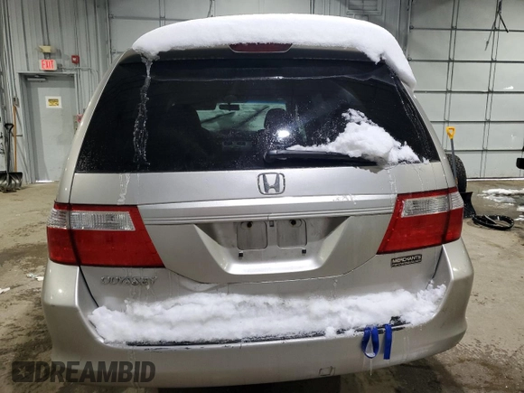 2006 Honda Odyssey EX with VIN 5FNRL38476B442534, listed as a Copart auction lot 44489865 with 0 mi miles and Salvage Title. Bid and sale history available at carsss.com. Image 6.