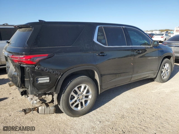 2023 Chevrolet Traverse LS with VIN 1GNERFKW5PJ168728, listed as a Copart auction lot 48636525 with 20,066 mi miles and Salvage Title. Bid and sale history available at carsss.com. Image 3.