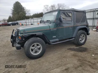 1999 Jeep Wrangler SE with VIN 1J4FY29P0XP420576, listed as a Copart auction lot 51205185 with 101,327 mi miles and Non Repairable. Bid and sale history available at carsss.com. Image 1.