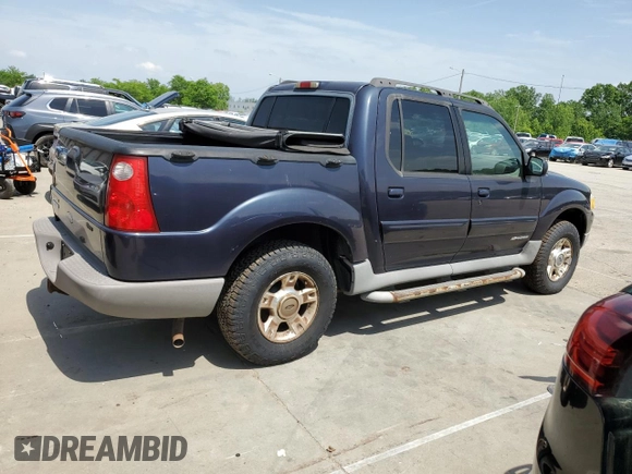 2001 Ford Explorer Sport Trac z VIN 1FMZU77E81UA92437, wystawiony jako Copart lot #57461165 z przebiegiem 275 633 mil mil oraz Czysty tytuł • Clean title. Historia ofert i sprzedaży dostępna na DreamBid. Obrazek 3.