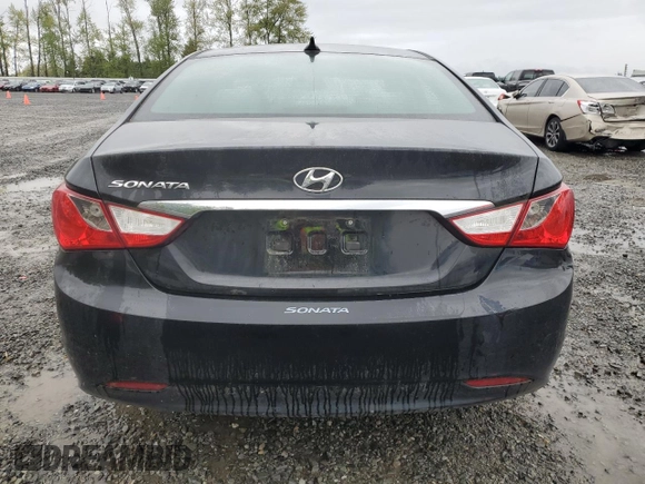 2013 Hyundai Sonata GLS with VIN 5NPEB4AC7DH655359, listed as a Copart auction lot 54078655 with 142,417 mi miles and Clean Title. Bid and sale history available at carsss.com. Image 6.