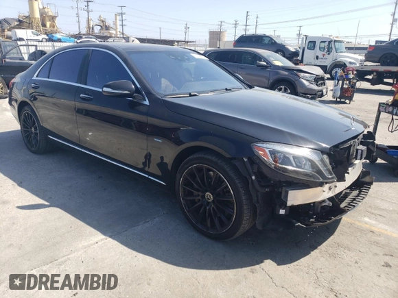 2017 Mercedes-Benz S 550e with VIN WDDUG6DBXHA289413, listed as a Copart auction lot 60136854 with 46,405 mi miles and Salvage Title. Bid and sale history available at DreamBid. Image 4.