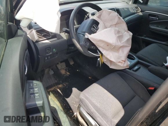 2019 Honda Ridgeline Sport with VIN 5FPYK3F15KB039774, listed as a Copart auction lot 59367535 with 44,911 mi miles and Salvage title. Bid and sale history available at DreamBid. Image 8.
