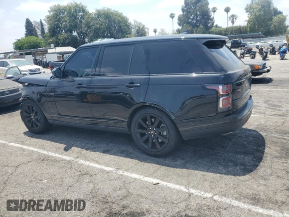 2022 Land Rover Range Rover Westminster with VIN SALGS2SE0NA467815, listed as a Copart auction lot 62197595 with 17,094 mi miles and Salvage title. Bid and sale history available at DreamBid. Image 2.