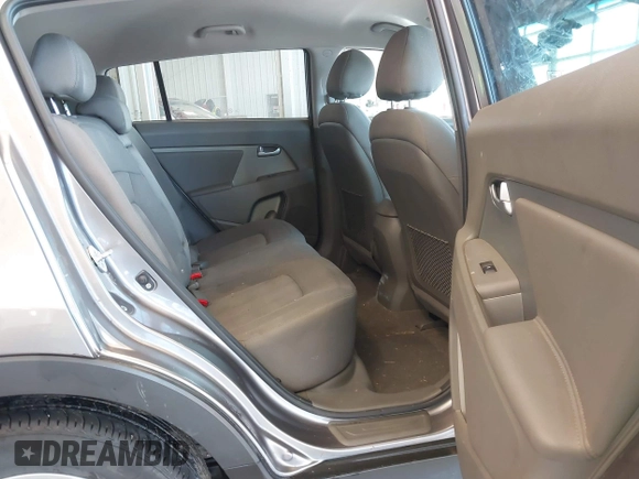 2012 Kia Sportage LX with VIN KNDPB3A23C7317650, listed as a IAAI auction lot 41631193 with 96,433 mi miles. Bid and sale history available at carsss.com. Image 8.