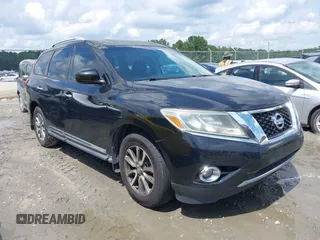 2013 Nissan Pathfinder Platinum with VIN 5N1AR2MN2DC662514, listed as a IAAI auction lot 42841665 with 164,479 mi miles and . Bid and sale history available at DreamBid. Image 1.