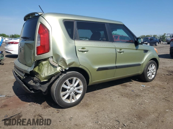 2012 Kia Soul + with VIN KNDJT2A68C7441090, listed as a Copart auction lot 55031315 with 91,288 mi miles and Salvage Title. Bid and sale history available at DreamBid. Image 3.