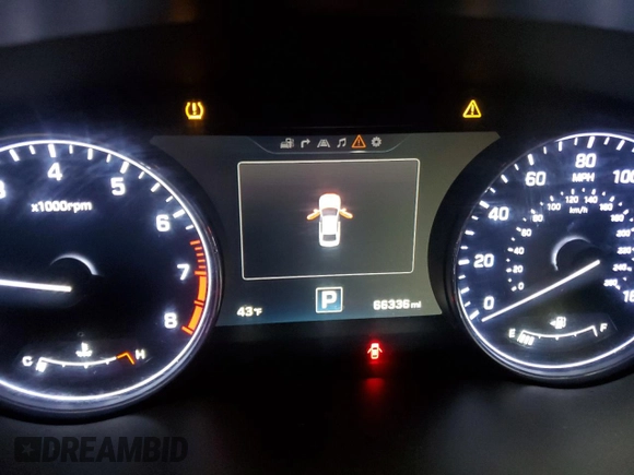 2017 Genesis G80 3.8L with VIN KMHGN4JE2HU170460, listed as a Copart auction lot 50372355 with 66,336 mi miles and Salvage Title. Bid and sale history available at carsss.com. Image 9.