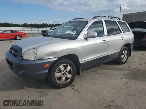 2005 Hyundai Santa Fe GLS with VIN KM8SC73D95U984557, listed as a Copart auction lot 71441994 with 157,371 mi miles and Salvage Title. Bid and sale history available at carsss.com. Image 1.