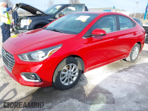 2022 Hyundai Accent SEL with VIN 3KPC24A67NE176446, listed as a IAAI auction lot 41492574 with 31,194 mi miles. Bid and sale history available at carsss.com. Image 17.