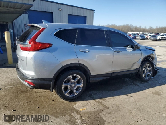 2018 Honda CR-V EX with VIN 7FARW2H52JE091054, listed as a Copart auction lot 53468905 with 58,719 mi miles and Salvage Title. Bid and sale history available at DreamBid. Image 3.