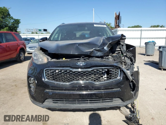 2018 Kia Sportage EX with VIN KNDPN3AC1J7384535, listed as a Copart auction lot 56664255 with 109,560 mi miles and Salvage title. Bid and sale history available at DreamBid. Image 5.