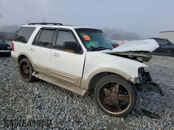 2005 Ford Expedition Eddie Bauer with VIN 1FMFU17515LA67343, listed as a Copart auction lot 43562415 with 0 mi miles and Salvage Title. Bid and sale history available at carsss.com. Image 4.