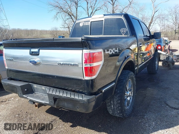 2009 Ford F-150 XL with VIN 1FTPW14V09FB49205, listed as a IAAI auction lot 41806637 with 179,967 mi miles. Bid and sale history available at carsss.com. Image 4.