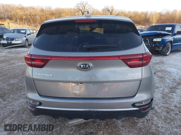 2021 Kia Sportage LX with VIN KNDPMCAC7M7942234, listed as a IAAI auction lot 41313686 with 48,454 mi miles and . Bid and sale history available at carsss.com. Image 17.