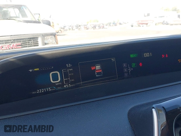 2017 Toyota Prius Two with VIN JTDKBRFU1H3029745, listed as a IAAI auction lot 42091613 with 222,115 mi miles. Bid and sale history available at carsss.com. Image 7.