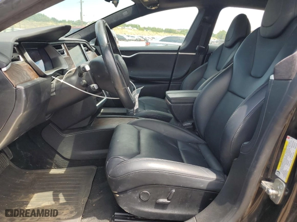 2017 Tesla Model S 100D with VIN 5YJSA1E28HF232493, listed as a Copart auction lot 62949364 with 68,998 mi miles and Salvage Title. Bid and sale history available at carsss.com. Image 7.