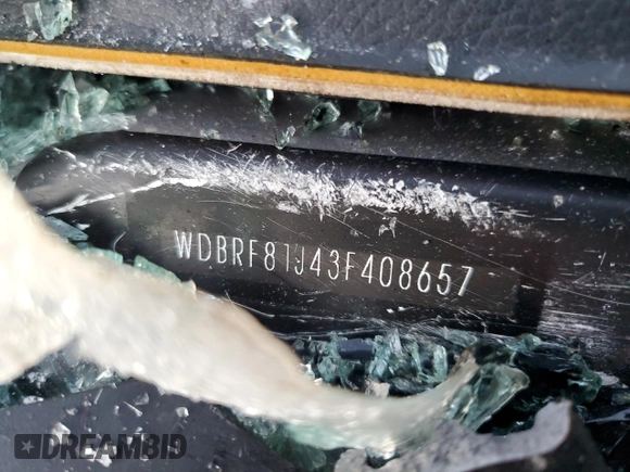 2003 Mercedes-Benz C 240 z VIN WDBRF81J43F408657, wystawiony jako Copart lot #43817805 z przebiegiem Nie podano mil oraz Szkoda całkowita • Salvage title. Historia ofert i sprzedaży dostępna na DreamBid. Obrazek 13.