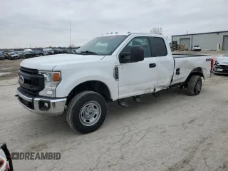 2021 Ford Super Duty F-250 SRW XL with VIN 1FT7X2B66MED49955, listed as a Copart auction lot 43627115 with 25,367 mi miles and Salvage Title. Bid and sale history available at carsss.com. Image 1.