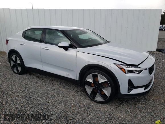2023 Polestar 2 with VIN YSMED3KAXPL133265, listed as a Copart auction lot 79437424 with 0 mi miles and Non Repairable. Bid and sale history available at carsss.com. Image 4.