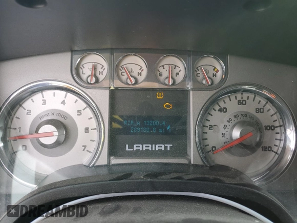 2010 Ford F-150 XL with VIN 1FTFW1CV0AFC10571, listed as a Copart auction lot 47858595 with 289,180 mi miles and Salvage Title. Bid and sale history available at carsss.com. Image 9.