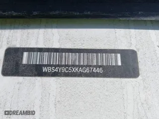 2019 BMW M4 with VIN WBS4Y9C5XKAG67446, listed as a IAAI auction lot 41669865 with 103,230 mi miles. Bid and sale history available at carsss.com. Image 17.