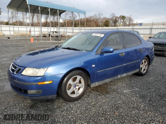 2003 Saab 9-3 Linear z VIN YS3FB45S631059194, wystawiony jako Copart lot #85081184 z przebiegiem 166 623 mil mil oraz Szkoda całkowita • Salvage title. Historia ofert i sprzedaży dostępna na DreamBid. Obrazek 1.