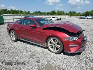 2019 Ford Mustang EcoBoost z VIN 1FA6P8TH9K5166356, wystawiony jako Copart lot #61498185 z przebiegiem 112 999 mil mil oraz Szkoda całkowita • Salvage title. Historia ofert i sprzedaży dostępna na DreamBid. Obrazek 4.