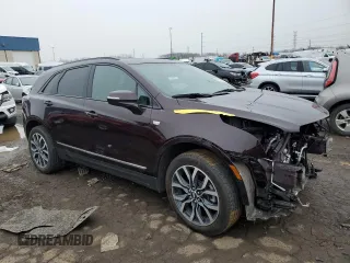 2021 Cadillac XT5 AWD Sport with VIN 1GYKNGRS4MZ123061, listed as a Copart auction lot 84488624 with 36,737 mi miles and Clean title. Bid and sale history available at DreamBid. Image 4.