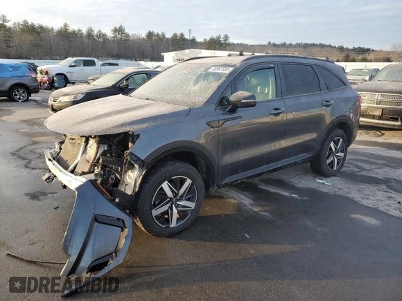 2021 Kia Sorento EX with VIN 5XYRHDLF8MG058381, listed as a Copart auction lot 88867695 with 46,091 mi miles and Salvage Title. Bid and sale history available at DreamBid. Image 1.