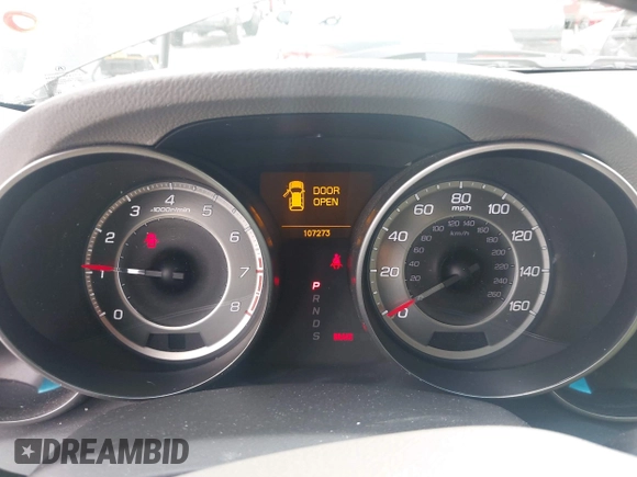 2013 Acura MDX Tech Pkg with VIN 2HNYD2H31DH507471, listed as a IAAI auction lot 41945855 with 107,273 mi miles. Bid and sale history available at carsss.com. Image 7.