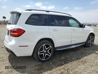 2017 Mercedes-Benz GLS 550 with VIN 4JGDF7DE8HA882714, listed as a Copart auction lot 54639624 with 49,890 mi miles and Salvage Title. Bid and sale history available at DreamBid. Image 3.