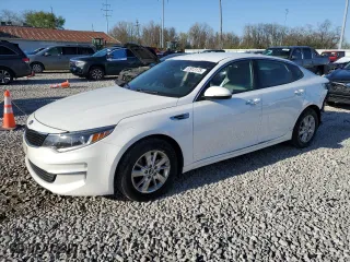 2016 Kia Optima LX with VIN KNAGT4L38G5100697, listed as a Copart auction lot 52913175 with 120,374 mi miles and Salvage Title. Bid and sale history available at carsss.com. Image 1.