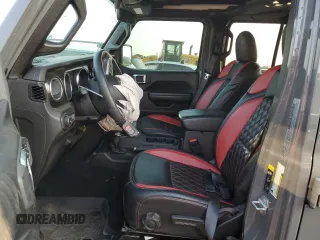 2020 Jeep Wrangler Unlimited Willys with VIN 1C4HJXDN4NW122752, listed as a Copart auction lot 61615714 with 23,934 mi miles and Clean Title. Bid and sale history available at DreamBid. Image 7.