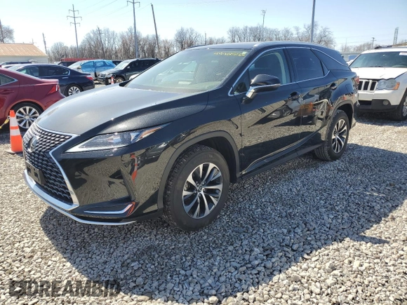 2021 Lexus RX with VIN JTJHZKFA6M2032933, listed as a Copart auction lot 49465265 with 26,280 mi miles and Salvage Title. Bid and sale history available at carsss.com. Image 1.