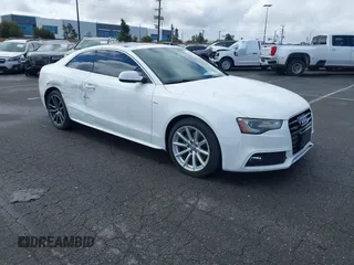 2016 Audi A5 Premium with VIN WAUD2AFR1GA007211, listed as a IAAI auction lot 41402123 with 64,801 mi miles and . Bid and sale history available at DreamBid. Image 1.