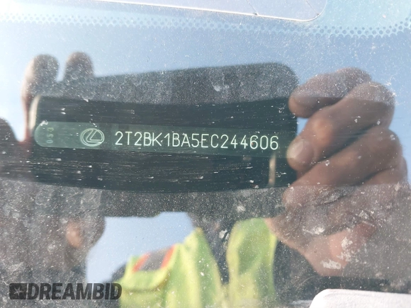 2014 Lexus RX 350 with VIN 2T2BK1BA5EC244606, listed as a IAAI auction lot 41463522 with 175,278 mi miles and . Bid and sale history available at DreamBid. Image 9.