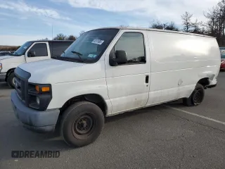 2008 Ford Econoline Cargo Commercial with VIN 1FTNE14W18DA66881, listed as a Copart auction lot 48191665 with 229,760 mi miles and Salvage Title. Bid and sale history available at carsss.com. Image 1.