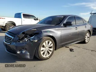 2011 Infiniti M37 with VIN JN1BY1AP8BM322399, listed as a Copart auction lot 81765864 with 107,444 mi miles and Salvage Title. Bid and sale history available at carsss.com. Image 1.